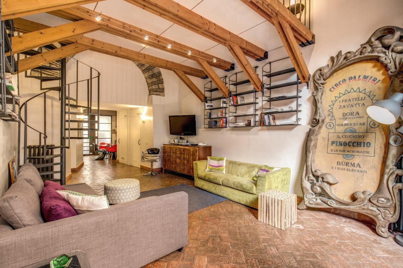 Апартаменты Trastevere Hyperloft & Garden Рим Экстерьер фото