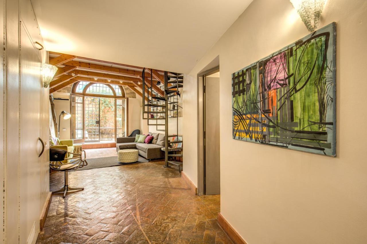 Апартаменты Trastevere Hyperloft & Garden Рим Экстерьер фото