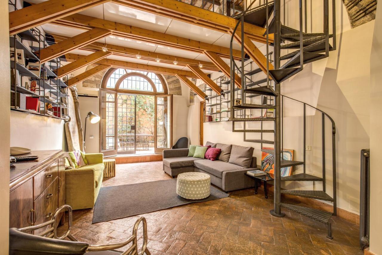 Апартаменты Trastevere Hyperloft & Garden Рим Экстерьер фото